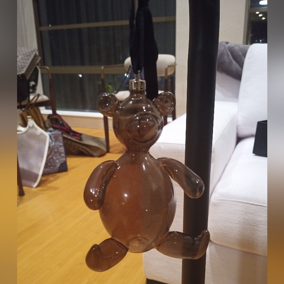 Rare Tom Ford Era Gucci Bear Blown Glass Ornament Boxed Set of 3 in Smoke! - Picture 4 of 16